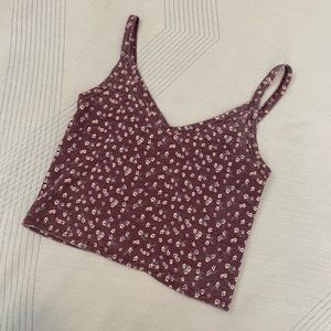 3 for $30✨ NWOT American Eagle Floral Cami Crop Top